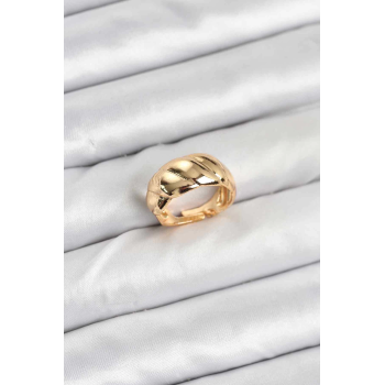 BFS Gold Renk Bombeli Sarmal Yüzük