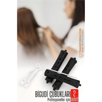 BFS Saç Bigudisi – 2 li Saç Bukle Şekillendirme Seti - Lastikli - Profesyonel