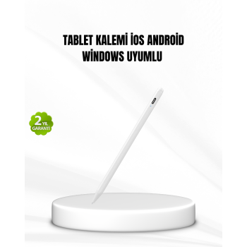 Akıllı Dokunmatik Kalem – Type-C Şarjlı, Manyetik, Apple Pencil Alternatifi Stylus Pen