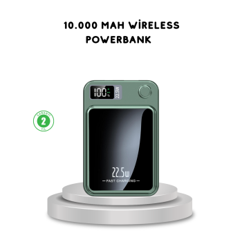 MagSafe Powerbank Kablosuz Şarjlı ve 22.5W Hızlı Şarj Destekli