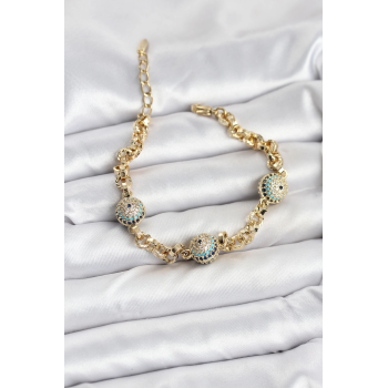 BFS Xuping VIP Nazarlı Gold Renk Bileklik