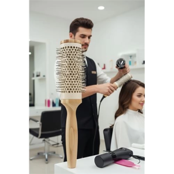 BFS Profesyonel Kuaför 62 mm Ceramic Ionic Nano Fön Fırçası – 27 cm Uzunluk, Profesyonel Kuaför Serisi