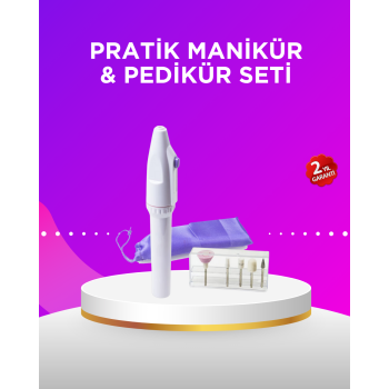 Elektrikli Manikür ve Pedikür Matkap Seti – Ayarlanabilir Hız, Ergonomik ve Sessiz