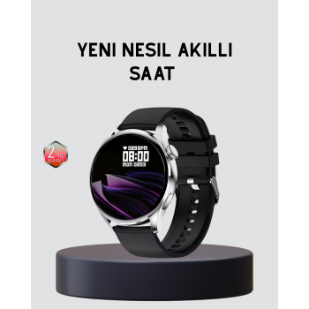 GPS’li Akıllı Saat 500 mAh Batarya Sesli Arama Bildirim Nabız Ölçer Spor Takipli