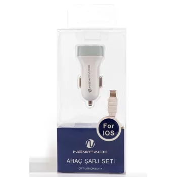 Newface C17 Lightning 2.1A Araç Şarjı