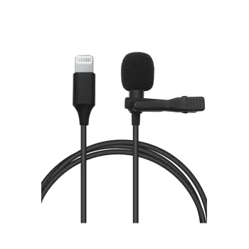 Newface Lightning 2 Metre Double Mikrofon - Siyah