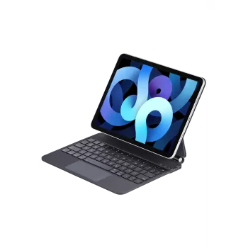 Newface iPad Pro 11 (2024) Kılıf X7P Magic Manyetik Klavyeli Tablet Kılıfı - Siyah