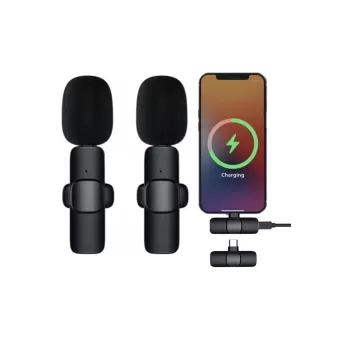 Newface K9 Type-C Uyumlu Mikrofon - Siyah