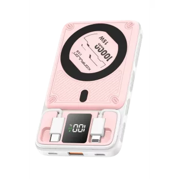 Konfulon M25W 10.000 mAh 20W PD Magsafe Powerbank - Pembe
