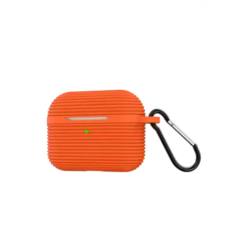 Newface Airpods Pro 3 (3.nesil) Raven Silikon Kılıf - Turuncu