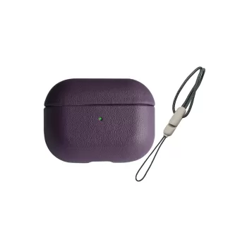 Newface Airpods 3 (3.nesil) 405 Deri Kılıf - Mor