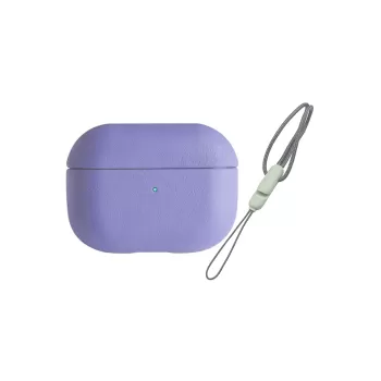 Newface Airpods 3 (3.nesil) 405 Deri Kılıf - Lila