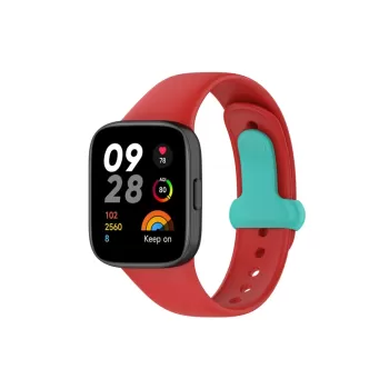 Newface Xiaomi Redmi Watch 3 Origin Silikon Kordon - Kırmızı