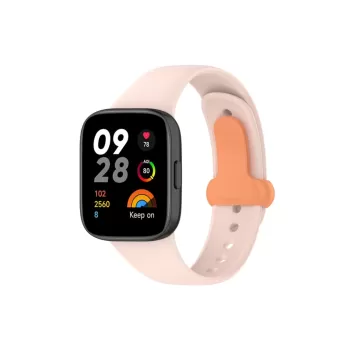 Newface Xiaomi Redmi Watch 3 Origin Silikon Kordon - Pudra