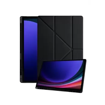 Newface Samsung Galaxy X930 Tab S11 Ultra 14.6 Kalemlikli Mars Tablet Kılıfı - Siyah