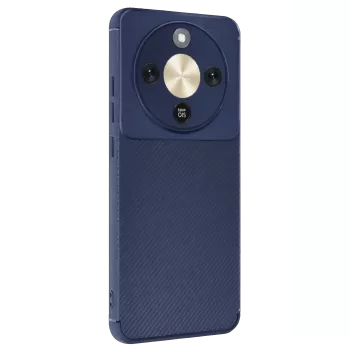 Newface Huawei Honor Magic 8 Lite Auto Focus Karbon Kapak - Lacivert