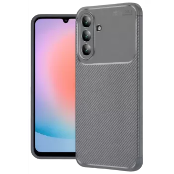 Newface Samsung Galaxy A57 5G Auto Focus Karbon Kapak - Gri