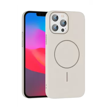Joko iPhone 15 Pro Max Broş Magsafe Kapak - Krem