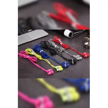 Karler Bass KR-204 Kablolu Kulaklık - Kırmızı