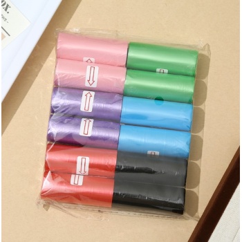 12 li Köpek Dışkı Poşet Düz Renkli Set