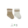 2Li Çemberli Kaymaz Soket Çorap 10125 Bej-Ekru