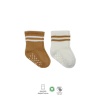 2Li Çemberli Kaymaz Soket Çorap 10125 Ekru Hardal