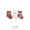 3Lü Penye Soket Çorap BS10110 Pudra