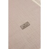 Organik Müslin 80x90 Fistolu Battaniye 70112 Bej