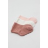Cherry Girl 3lü Penye Soket Çorap 10138 Pudra