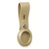 Newface Airtag Askılı Deri Kılıf - Gold