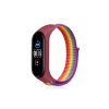 BFS  Xiaomi Mi Band 4 Hasırlı Cırtcırtlı Kordon - Gökkuşağı