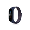 BFS  Xiaomi Mi Band 4 Hasırlı Cırtcırtlı Kordon - Lacivert-Mor