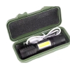 Wison Ws-5454 Taktik El Feneri Usb Şarj Edilebilir Kamp Feneri Cob Zumlanabilir Mini Taşınabilir El Feneri