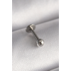 BFS 316L Çelik Gümüş Renk Topçuk Piercing