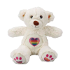 BFS   3184 Gökkuşağı Kalpli Peluş Ayı 30 cm -Sunman