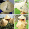 BFS   Naturel Renk Cambodia Kamboçyalı Vietnam Şapkası PVC Hasır