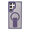 BFS  Samsung Galaxy S24 Ultra Tork Magsafe Standlı Kapak - Derin Mor
