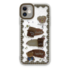 BFS  iPhone 11 Kılıf Sweet Desenli Silikon Kapak - Şeffaf