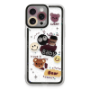 BFS  iPhone 14 Pro Max Kılıf Sweet Desenli Silikon Kapak - Sarı