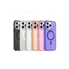 BFS  iPhone 16 Pro Kılıf Glow Magsafe Kapak - Mor