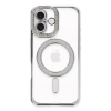 BFS  iPhone 16 Kılıf Joke Simli Magneticsafe Kılıf - Gümüş