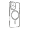 BFS  iPhone 16 Kılıf Joke Simli Magneticsafe Kılıf - Gümüş