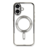 BFS  iPhone 16 Plus Kılıf Kross Magneticsafe Kapak - Gümüş