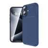 BFS  iPhone 16 Kılıf Auto Focus Karbon Kapak - Lacivert