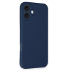 BFS  iPhone 16 Kılıf First Silikon - Lacivert