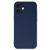BFS  iPhone 16 Plus Kılıf First Silikon - Lacivert