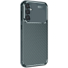 BFS  Samsung Galaxy S24 FE Kılıf Auto Focus Karbon Kapak - Koyu Yeşil