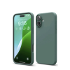 BFS  iPhone 16 Kılıf Nano içi Kadife Silikon - Koyu Yeşil
