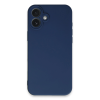 BFS  iPhone 16 Plus Kılıf Nano içi Kadife Silikon - Lacivert