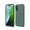 BFS  iPhone 16 Plus Kılıf Nano içi Kadife Silikon - Koyu Yeşil
